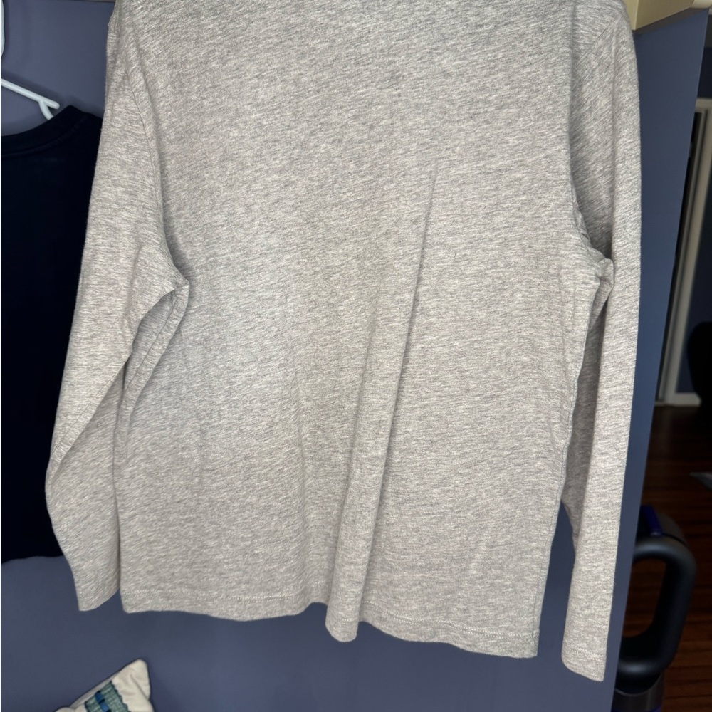 Hanna Andersson Navy Space and Gray Nature Long Sleeve Tees - Picture 6 of 7